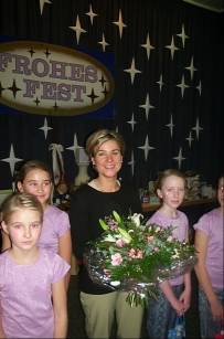 Leiterin der Tanzgruppe