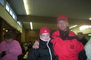 Wanderer vor dem Start