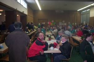 Wanderer in der Halle