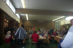 Wanderer in der Halle