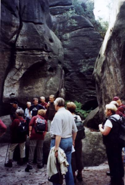 Wanderung zur Felsenstadt Kalich